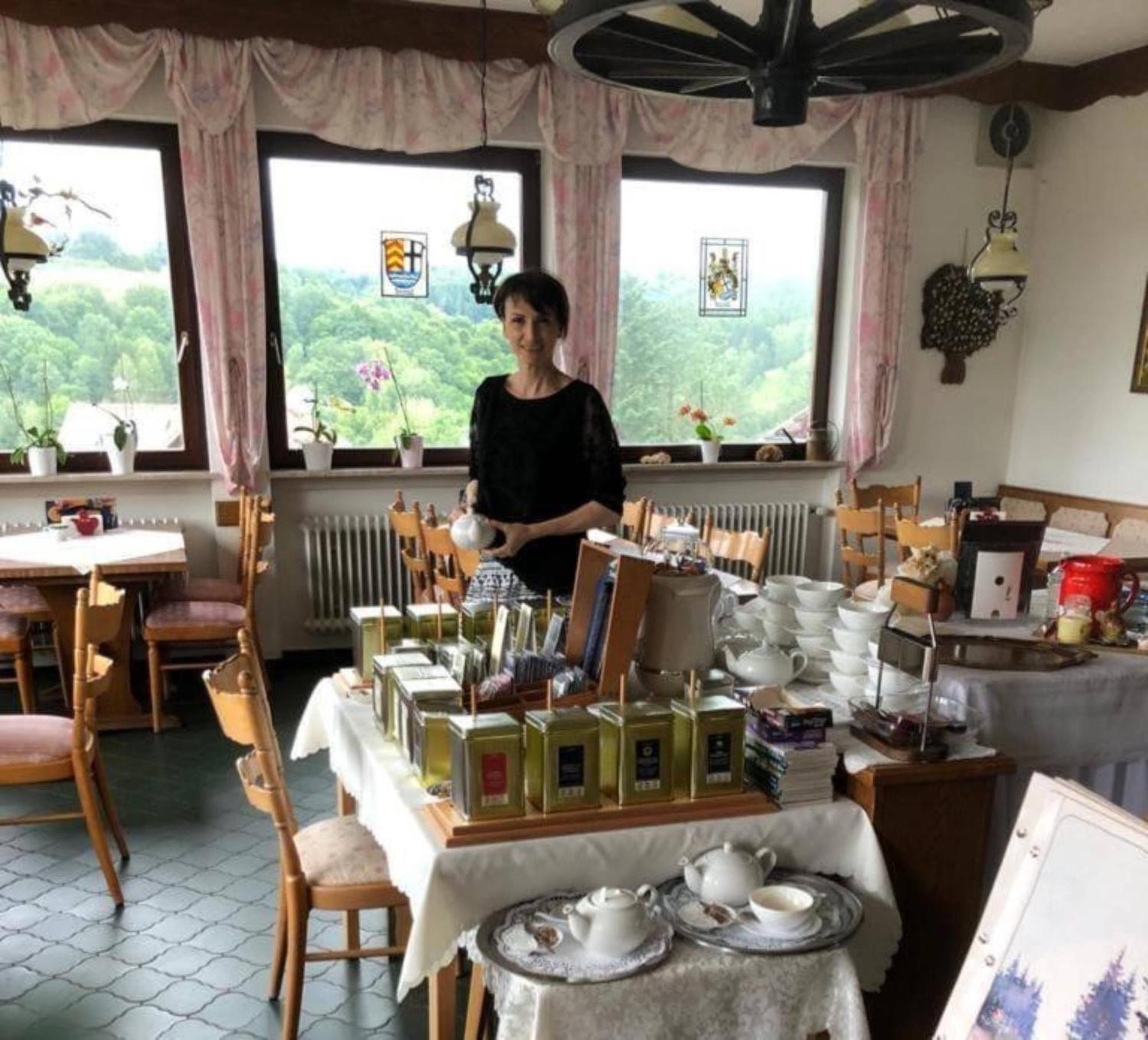 Cafe Pension Sonnenkanzel Staatsbad Brückenau Zewnętrze zdjęcie